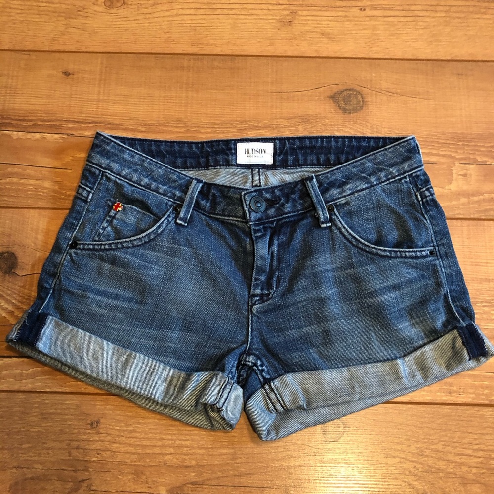 Hudson sz 25 Cuffed Denim Shorts